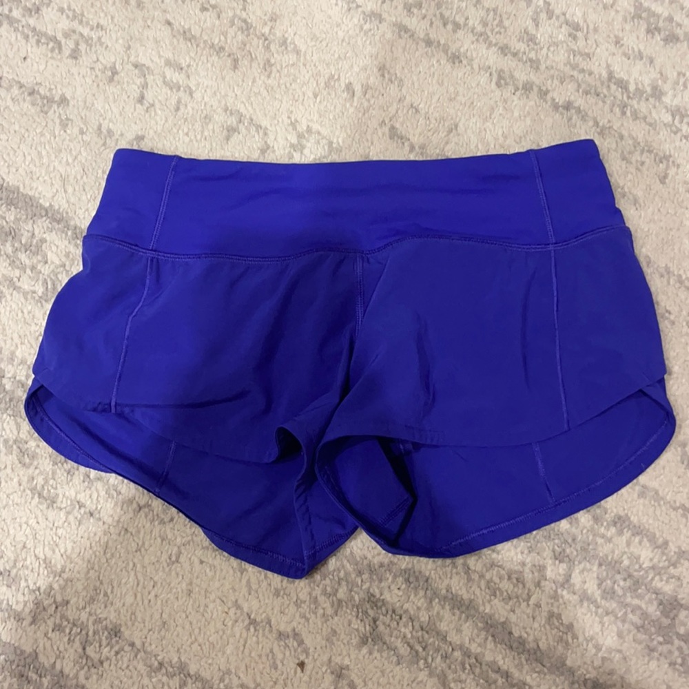 Lululemon speed up short 2.5 size 2